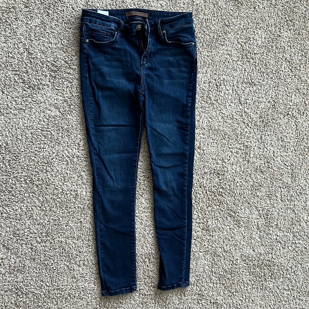 Joe’s Jeans Dark The Icon Mid Rise Ankle Skinny Jeans